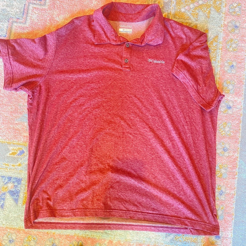 Mens Columbia polo shirt